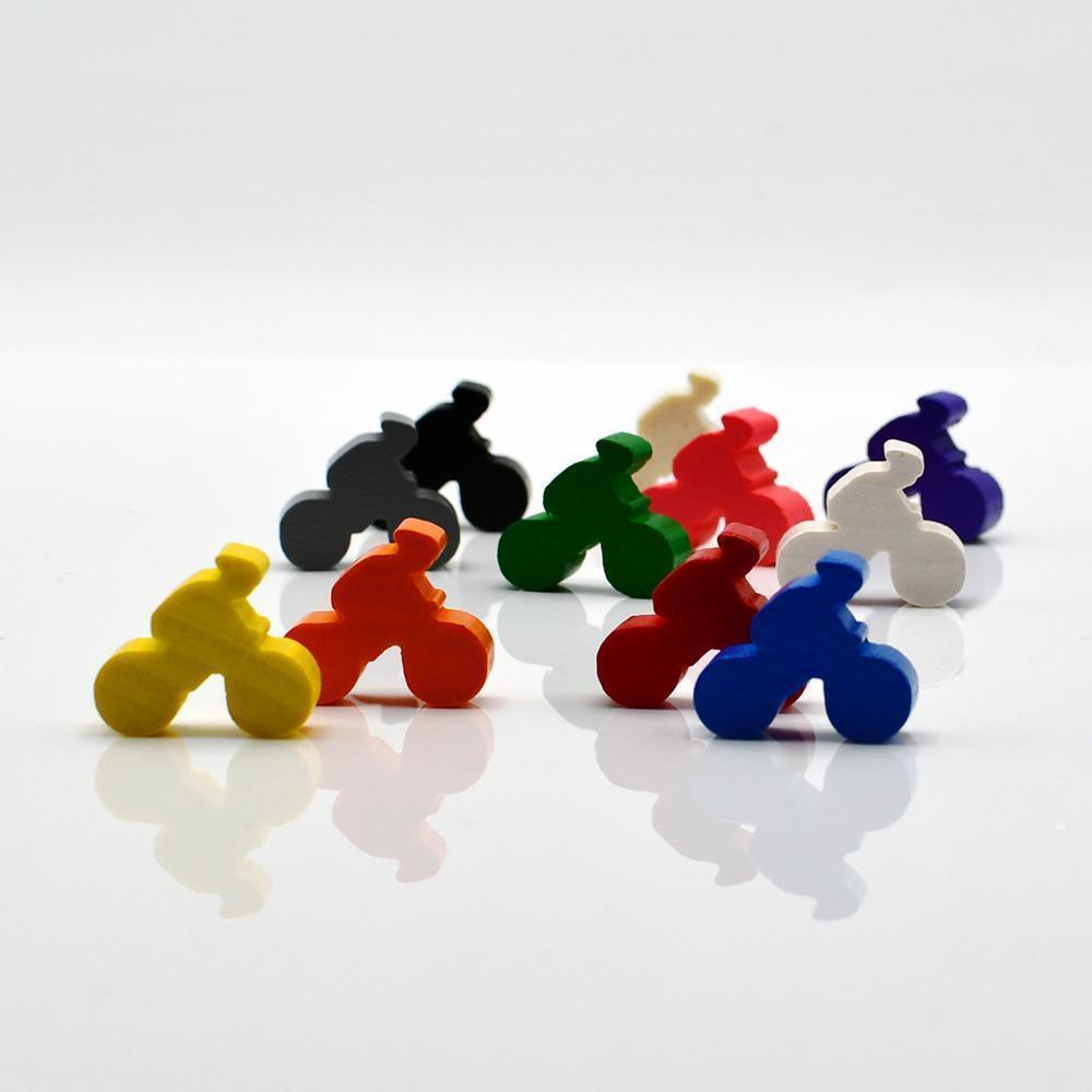 kolarze6 Cyclist / Wooden Biker 24x20mm - Image 1