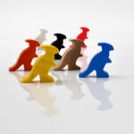 Dinosaur Parasaur 27x28mm